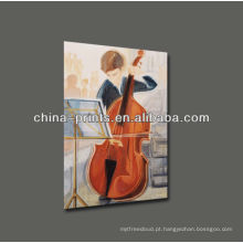 Violoncello pintura a óleo